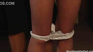 i punish blonde slave with femdom touches