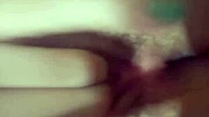 Naughty Girl Masturbates Intensely With Fingers