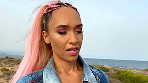 This hot photo shoot turned wild with anal and vaginal action for stunning big tits model.