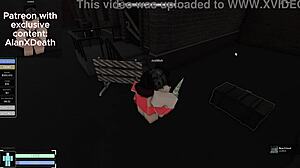 Found this precious girl and fucked her wild in roblox criminality condo