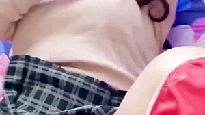 Attractive woman in homemade setting