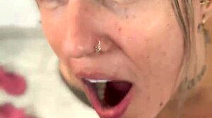 slutty prostitute offers mysterious blowjob in public