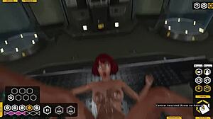 Pov fucking redhead's big ass and tits