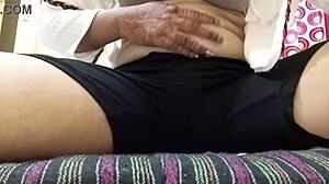 Desi Indian Neighbor Fingers Wet Pussy in Close-Up Scene