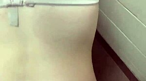 blonde slut gags on monster cock