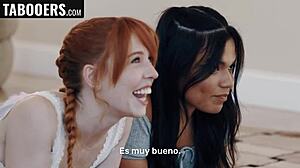 Stepdaughter got me bouncing hard on this thick cock