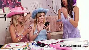 Super Desperate Bffs Fuck For Spare Tickets