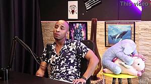 i love this sensual black cast compilation part 4 in sheer red lingerie...