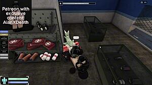 Found this precious girl and fucked her wild in roblox criminality condo