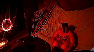 Moaning loudly as I finger her wet pussy