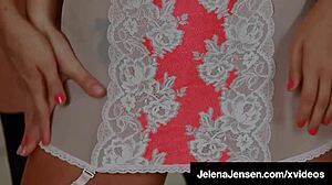 brunette beauty jelena jensen tongue fucks hot alice wonder in stockings