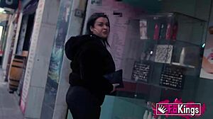 Busty Sandra Returns With Amazing Tits In Public Outdoor Blowjob And Doggystyle