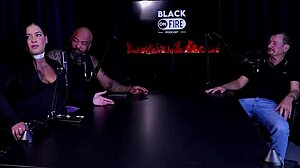 Old Brazilian Submissive Takes Black Interracial Group Spanking!