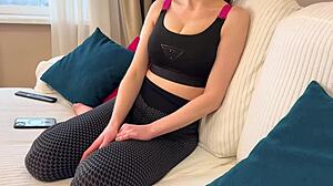 Russian Amateur Fucked Wife's Sister In Kitchen Cowgirl Cumshot