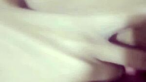 Naughty Girl Masturbates Intensely With Fingers