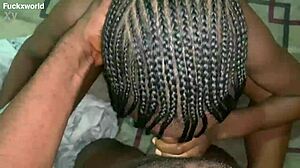 Girlfriend Gives Intense Blowjob To Roommate