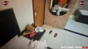 Teen Magrinha Takes Huge 23cm Cock with Force!