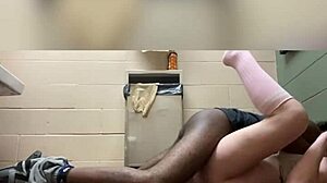 blonde slut gags on monster cock