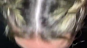 Rich Blonde Girlfriend Sucks and Deepthroats a Black Cock in Homemade Action.