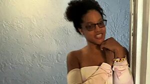 Sascha visits her neighbor for interracial roleplay!