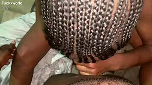 Girlfriend Gives Intense Blowjob To Roommate