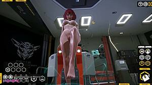 Pov fucking redhead's big ass and tits