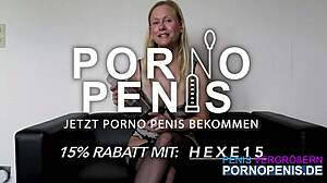 Beautiful german babe fucks two guys