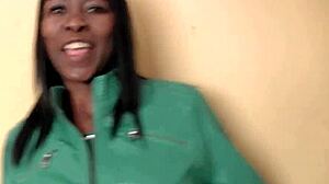 Railed doggystyle, big ass ebony milf!