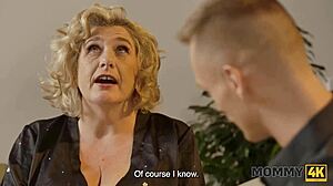 Thrilling Words Seduce Mature Blonde Cougar