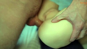 Cuckold wife loves watching me fuck tantaly doll