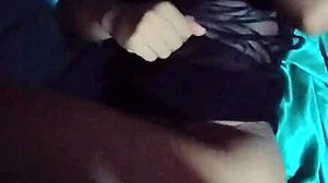 A student can't resist her urges in the bedroom.