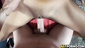 Athletic Latina Teen Gets Cock In Garage POV