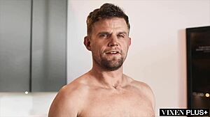 Voluptuous mom Heidi seduces a stud.