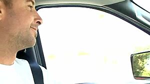 big tits american mom in anal and blowjob action on bed