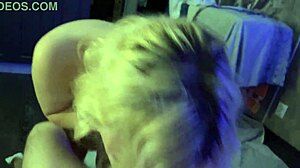 Pretty teen deepthroats after movie night