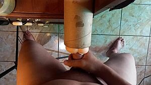 Ever tried pounding a rubber vagina till climax?