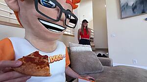 Addison Vodka Rides Monster Cock Hard!