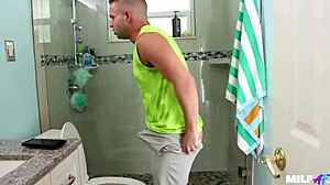 Oops - Dick Pic Sent to MILF Sadie Hotwife in Kitchen