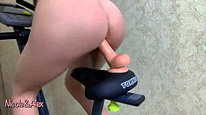 Stepson visits stepmom when dad's away