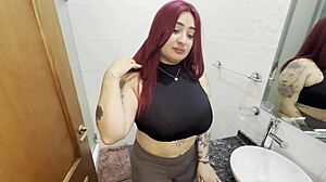 Wife Tries Best Friend's Cock While Husband Works.