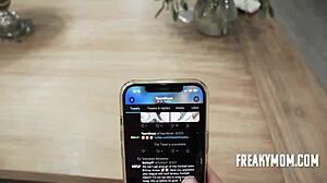 Blindfold prank stepmom Audrey Madison