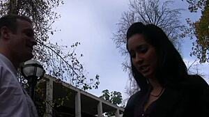 i see this slutty brunette getting fucked as a whore