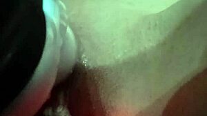 Massager Vibrates Shaved Pussy With Toys During Wet Masturbation!