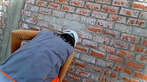 Argentinian Engineer Nataly Gets Bent Over For Sensual Ass Fucking On Construction Site