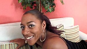 Ghetto ebony milf babe shakes her black ass intensely