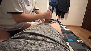 I want you to fill my mouth with your cum, padrastro