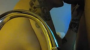 Bathtub Blowjob Explosion with Monster Cock Action!