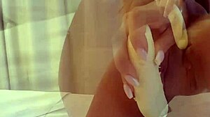 Monika Fox engages in naked sex in the elevator and hotel