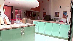 sami st claire and delilah davis kiss as horny lesbians with brown hair