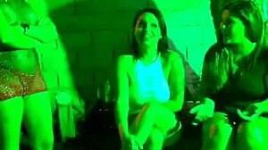 maid flashing and getting submissive at the cabaret party